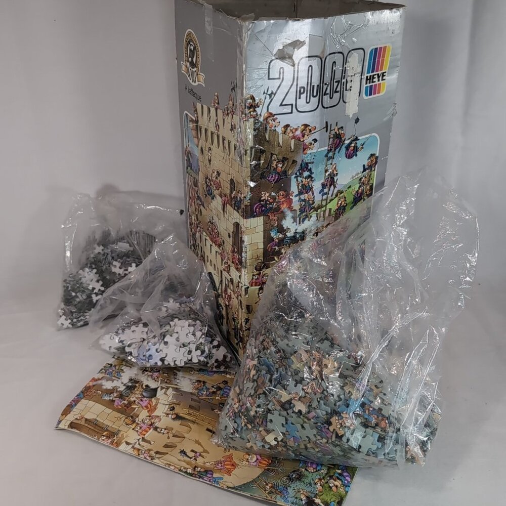 Heye 2000 Puzzle The Wild World of Loupe A L'Attaque 1988 Germany Poster 8650